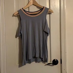 T shirt with cap sleeves